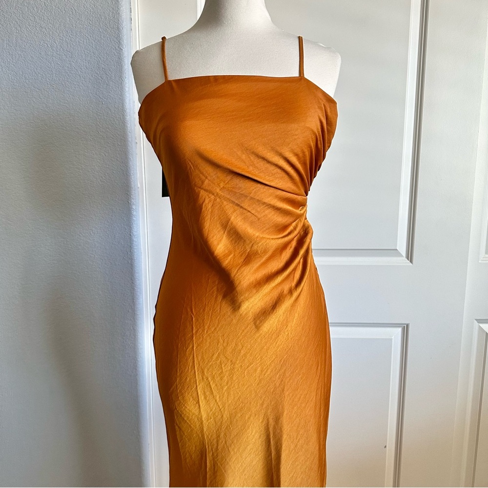 Houe of Harlow 1960 Satin Dress
